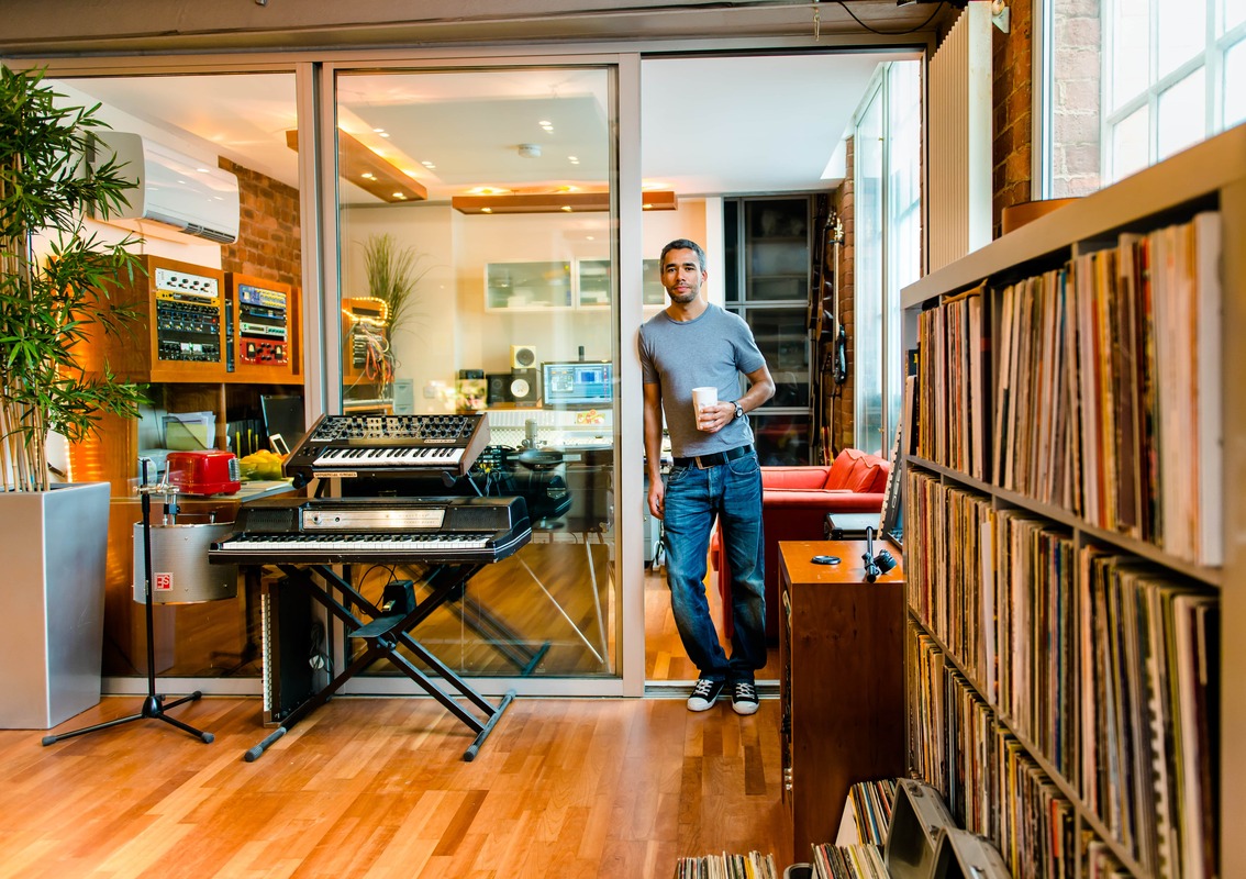 Mike Cave, mixing engineer and producer, at Loft Studios, Liverpool