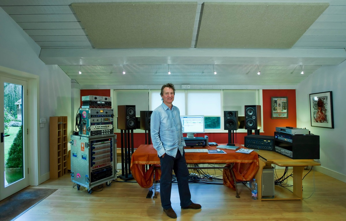 Nick Patrick in his private studio
