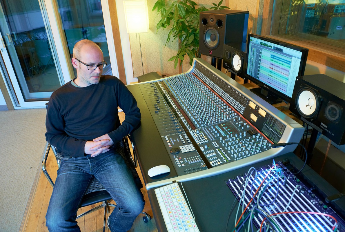 Paul Savage at Chem 19 Studios in Hamilton, Scotland
