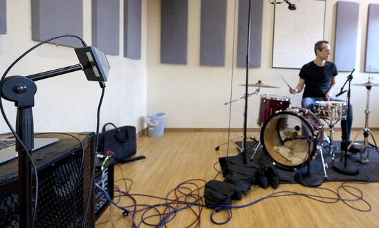 Drum Recording with a USB Mic Tracking drums