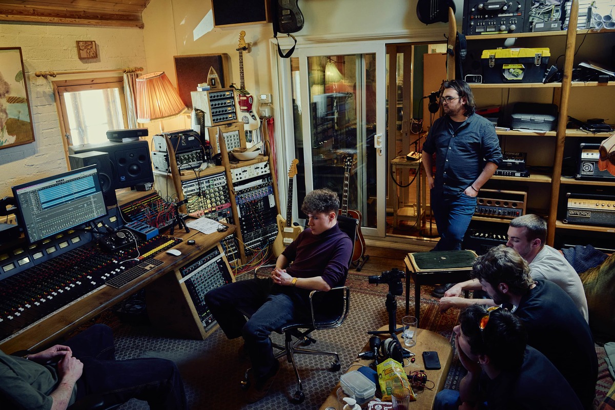 Jack Trubshaw and Santù at Middle Farm Studios