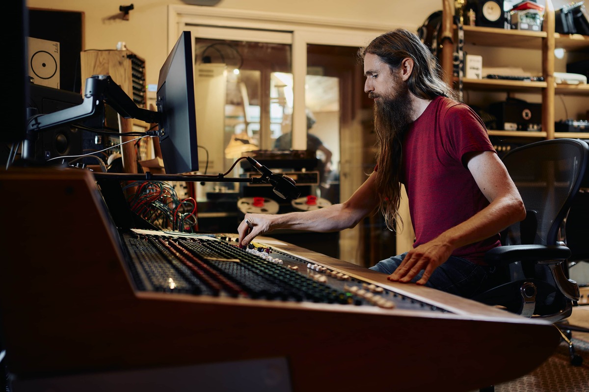 Peter Miles at Middle Farm Studios