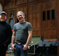 Mike Fraser pictures at Air Studios with Garth Richardson 