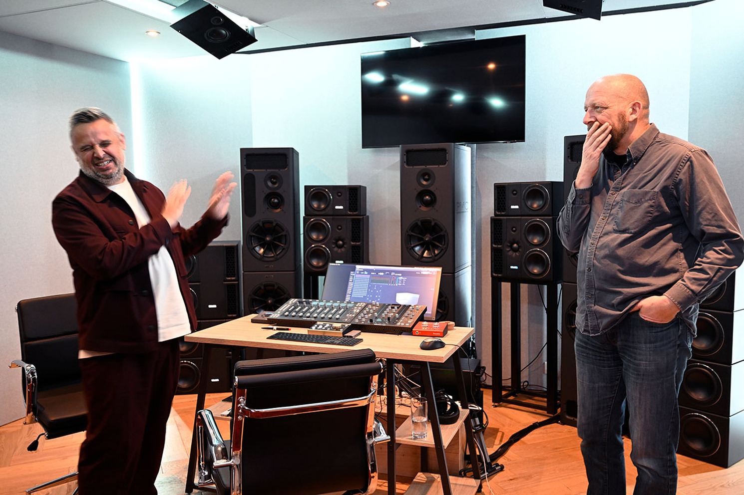 Heff Moraes, record producer, at PMC's studio, London