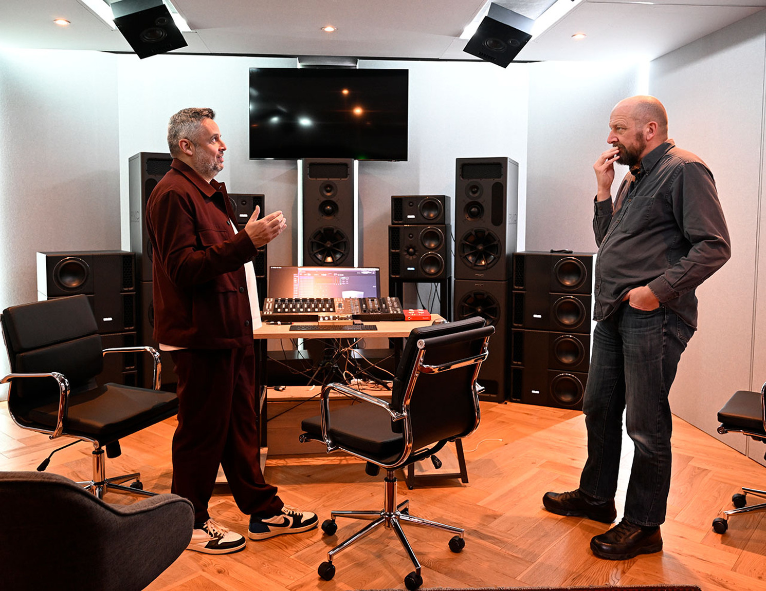 Heff Moraes, record producer, at PMC's studio, London