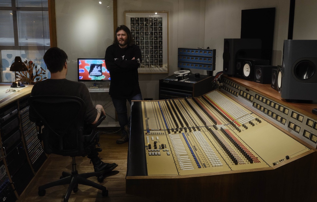 Mike Exeter at Strongroom with Jake Murray, April 2019