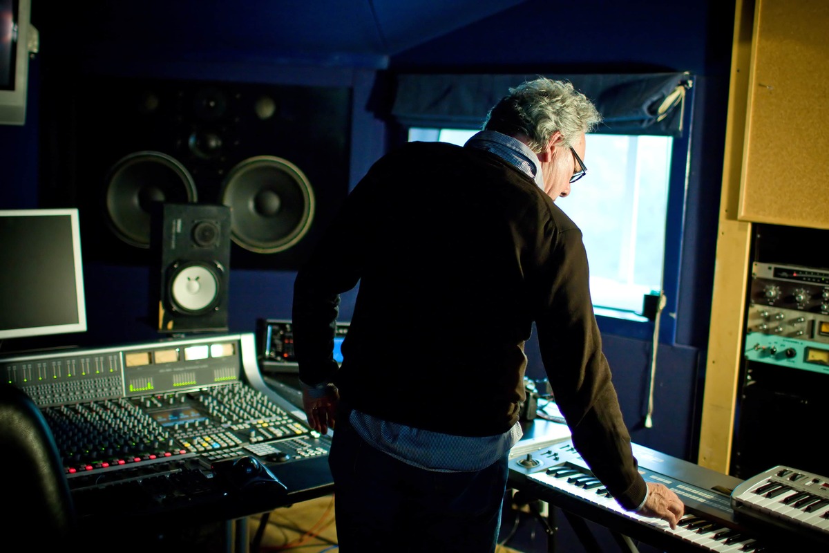 Trevor Horn at SARM recording studios