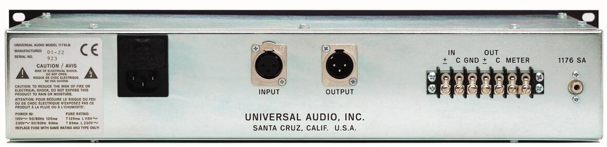 Universal Audio 1176LN Mono limiting amplifier
