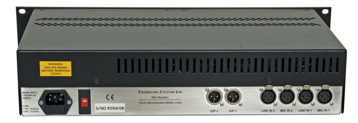 Thermionic Culture The Rooster Dual channel valve pre &amp; EQ