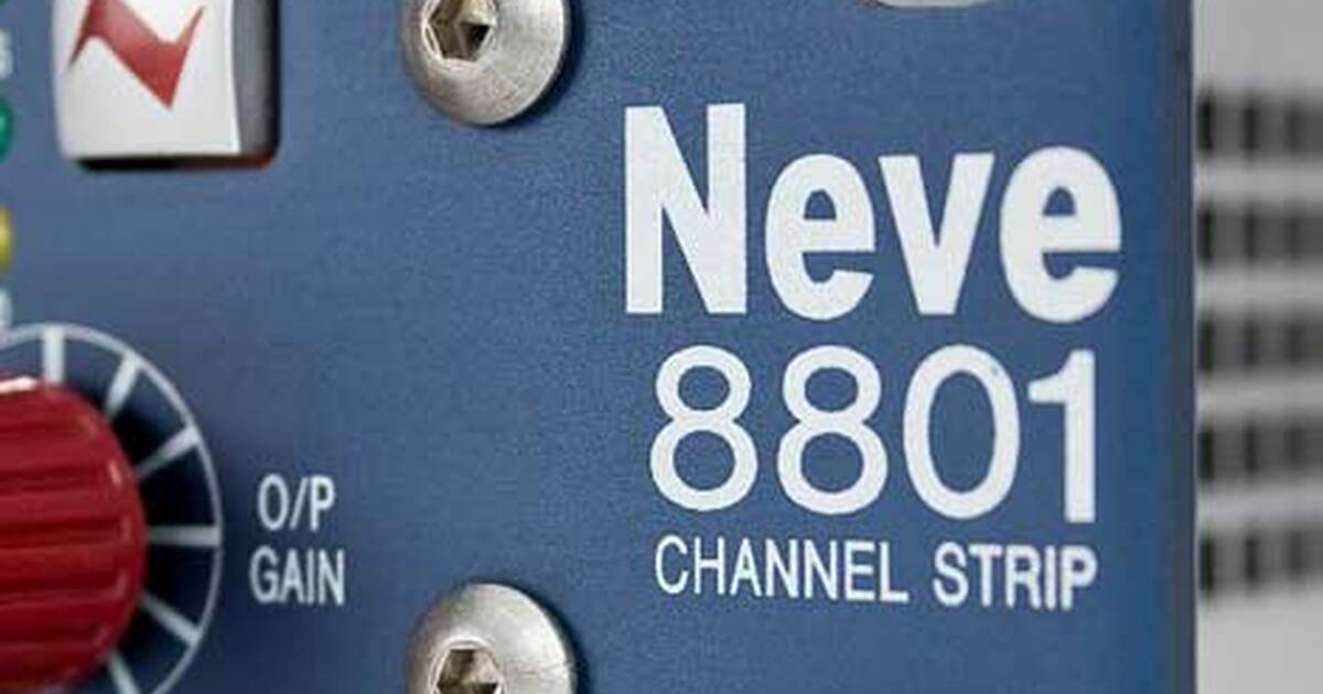 George Shilling reviews the Neve 8801 Channel Strip in recording