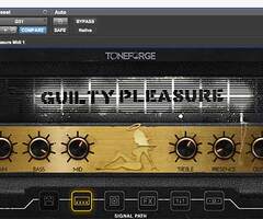 Toneforge Guilty Pleasure by Joey Sturgis - Guitar amp simulator plugin