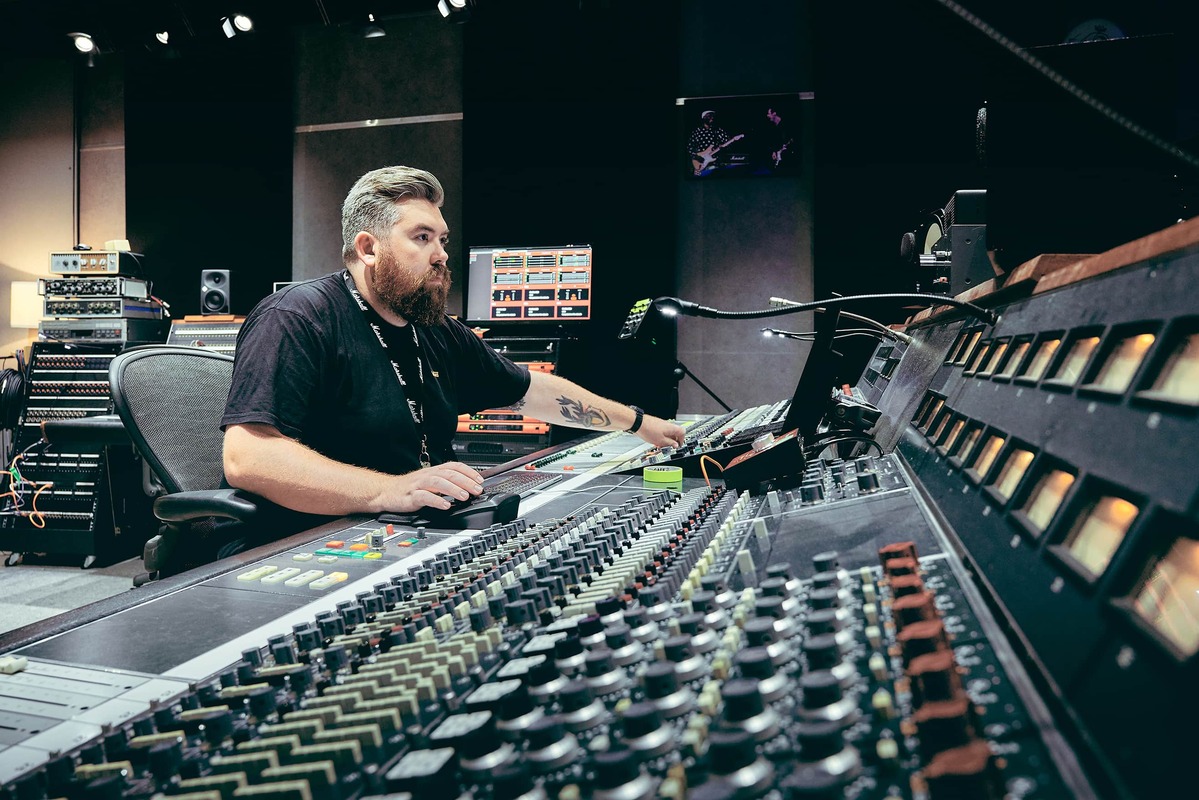 Engineer and Studio Manager Adam Beer