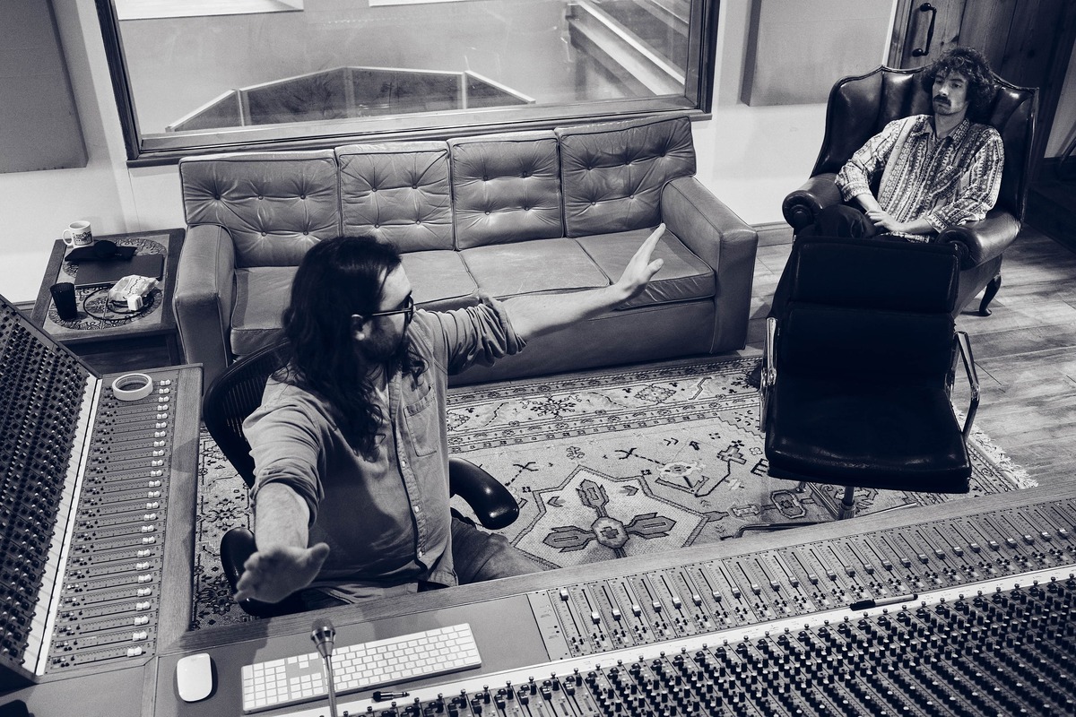 Jack Trubshaw and Owain Fleetwood Jenkins at StudiOwz