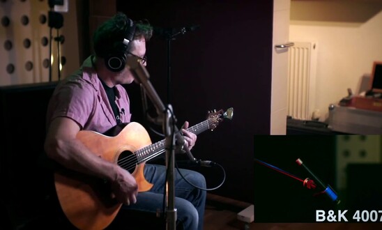 Acoustic guitar microphones compared 